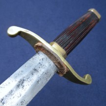 English Circa 1800 Fighting Dirk With Scabbard 5